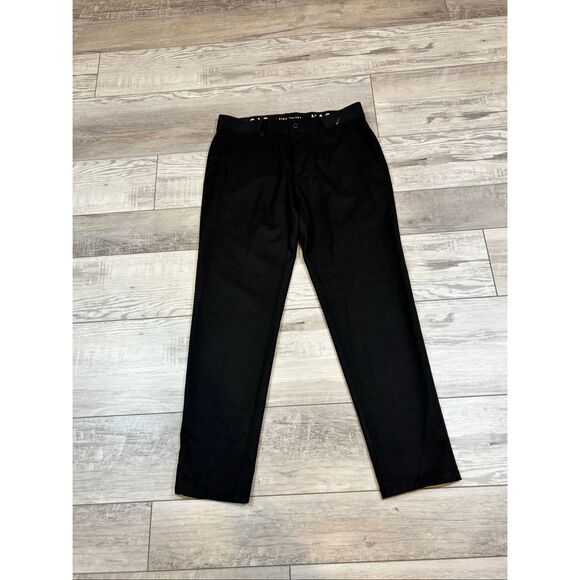 Haggar flex series men’s slim fit black dress pants size 32 - Picture 1 of 12